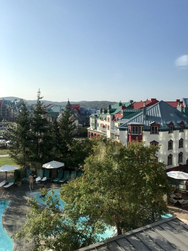 View from Fairmont Tremblant in Fall