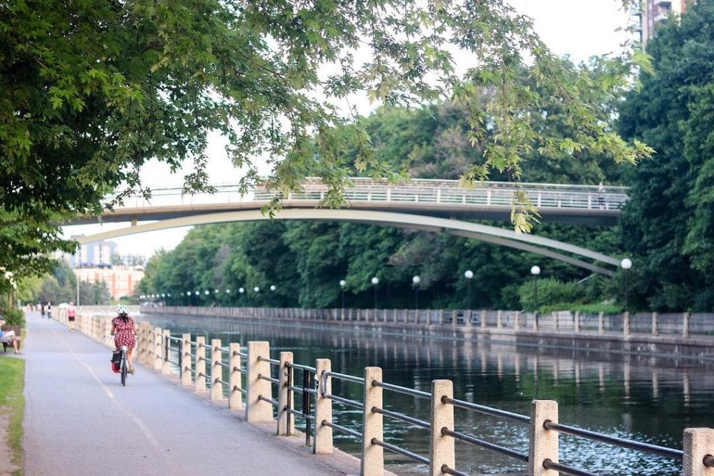 Biking Rideau Canal