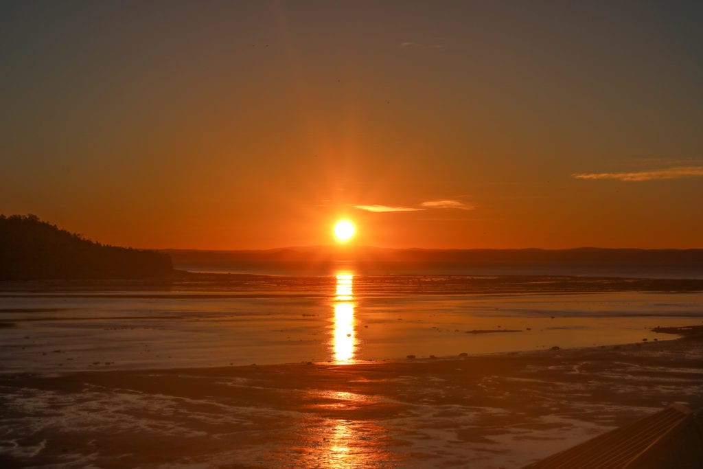 Sunrise at HI La Malbaie 