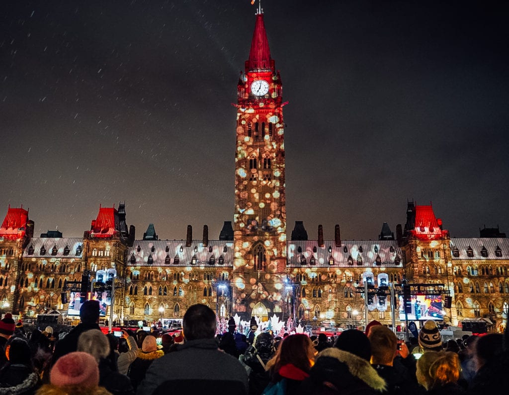 Ottawa Christmas Winter Lights Across Canada