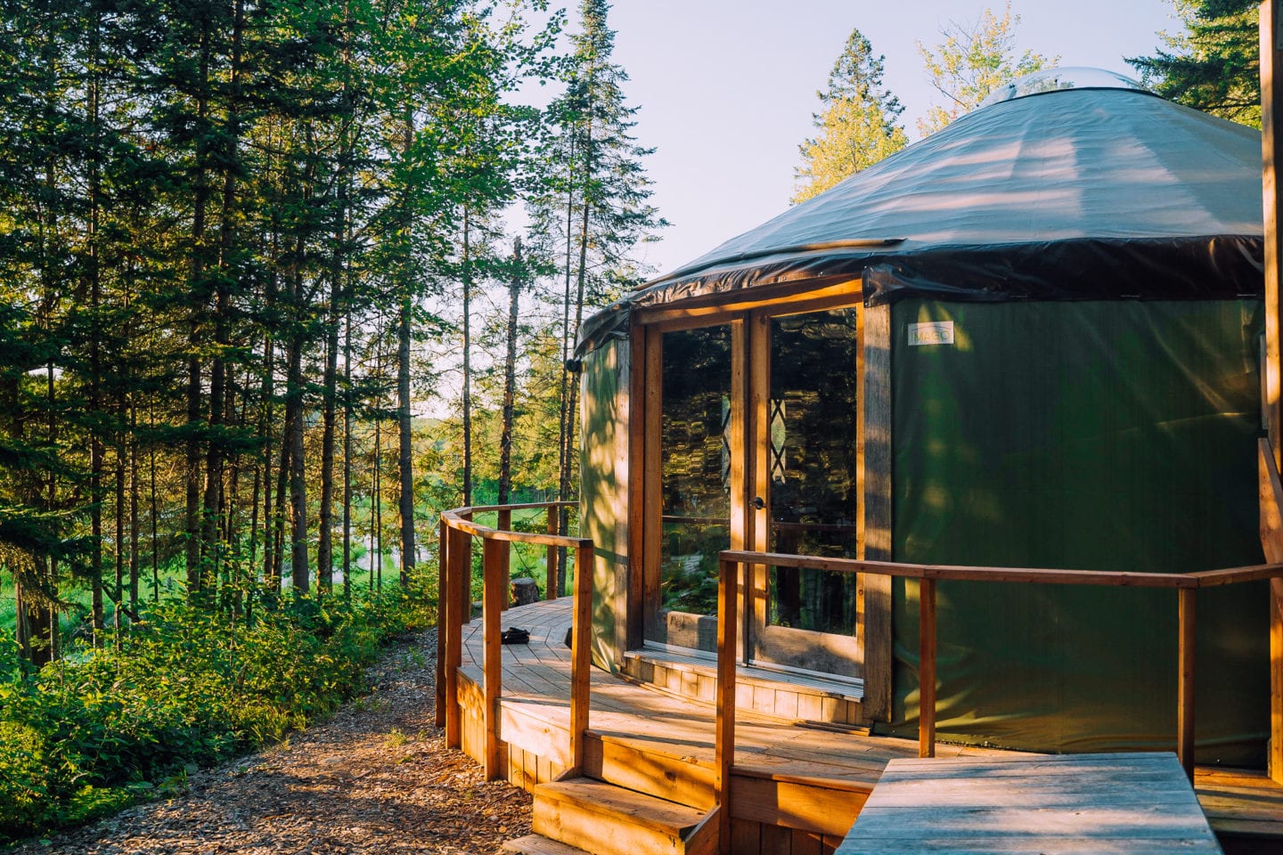 Glamping at Kenauk Nature