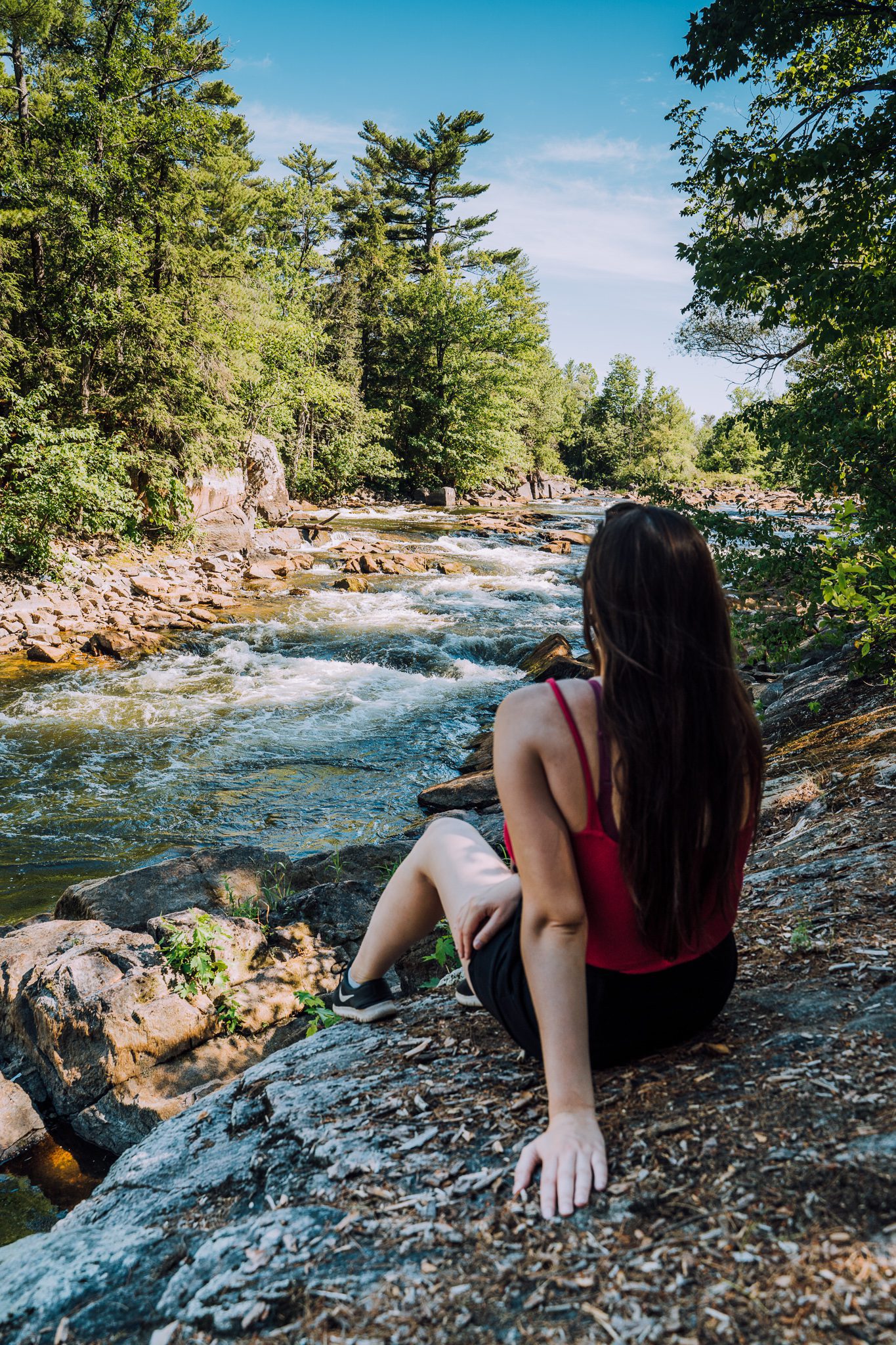 Blakeney Rapids Waterfalls Near Ottawa