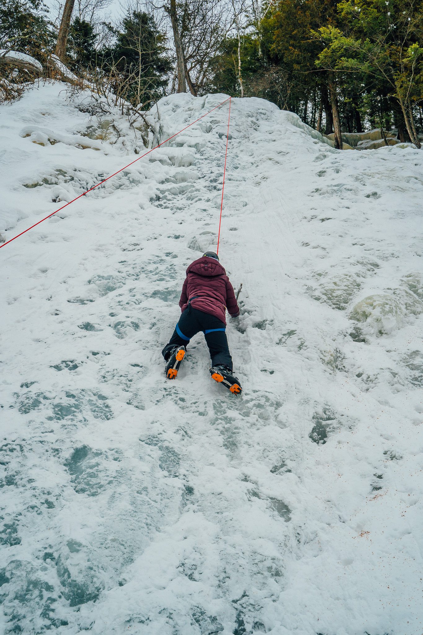 Mont Tremblant Ice Climbing