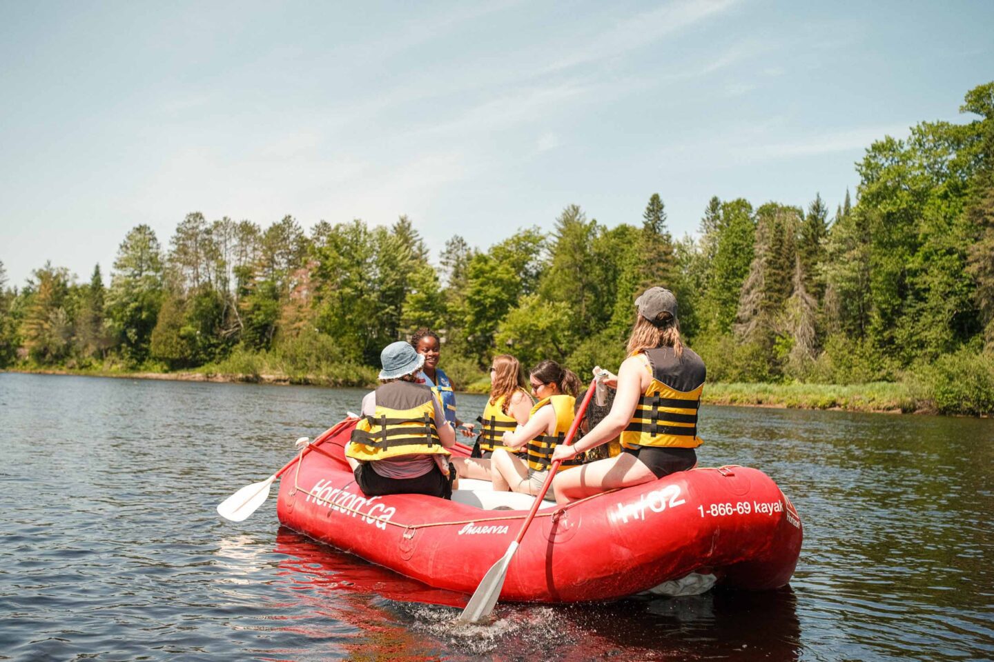 lazy river rafting aventure outaouais