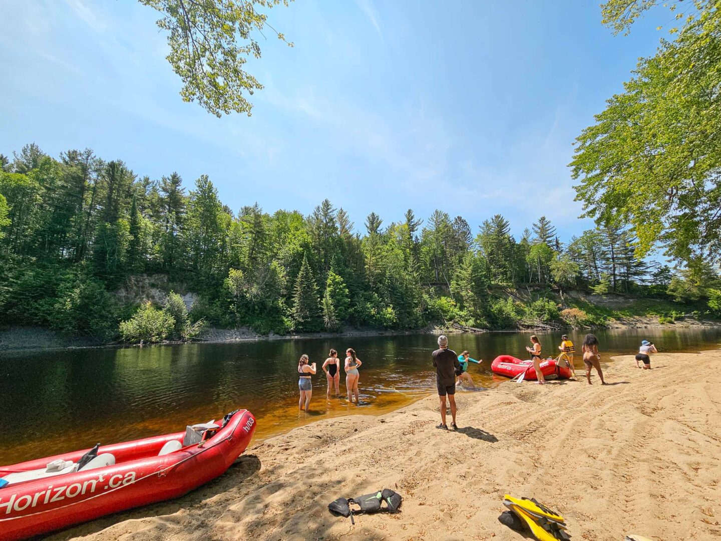 lazy river rafting aventure outaouais