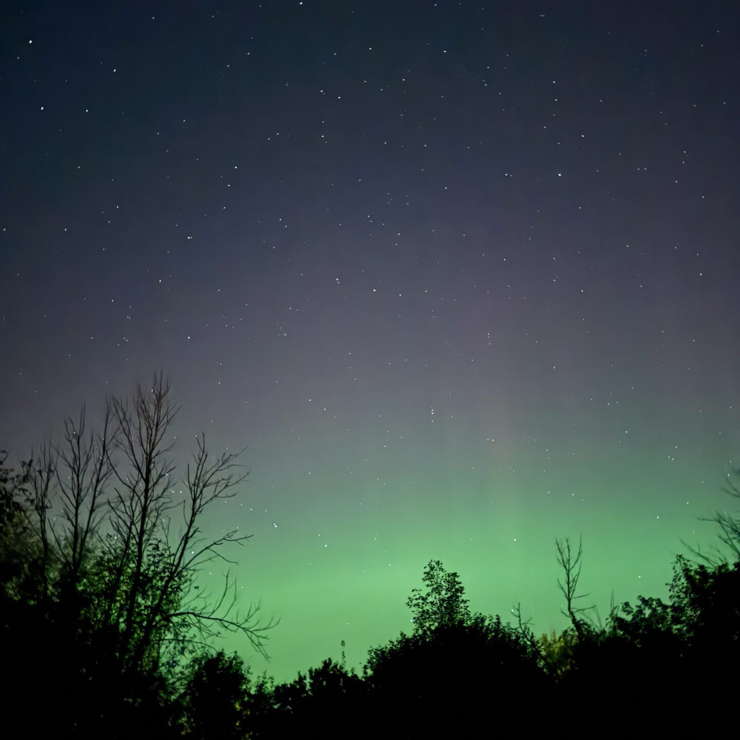 Northern Lights in Ottawa, Ontario