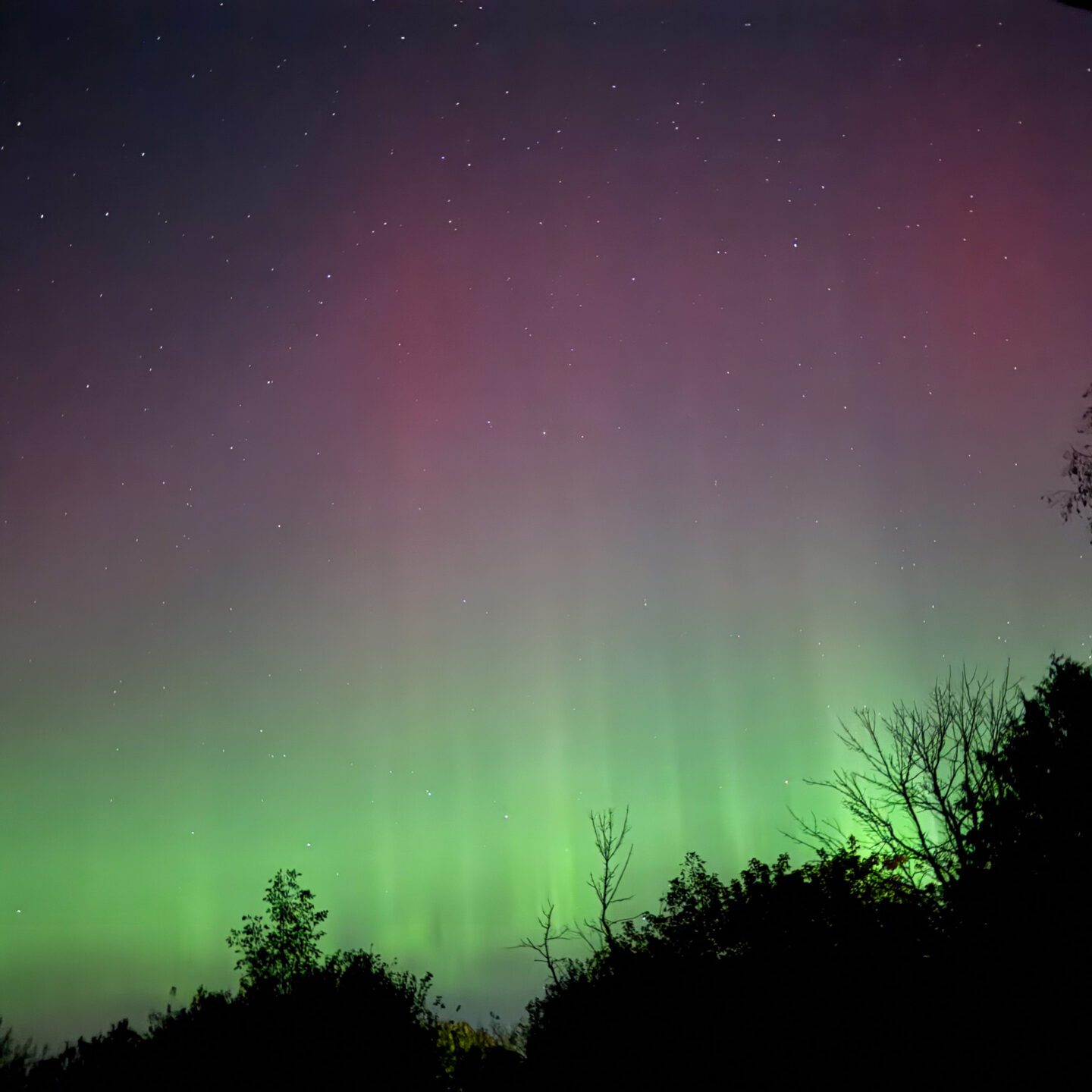 Northern Lights in Ottawa, Ontario