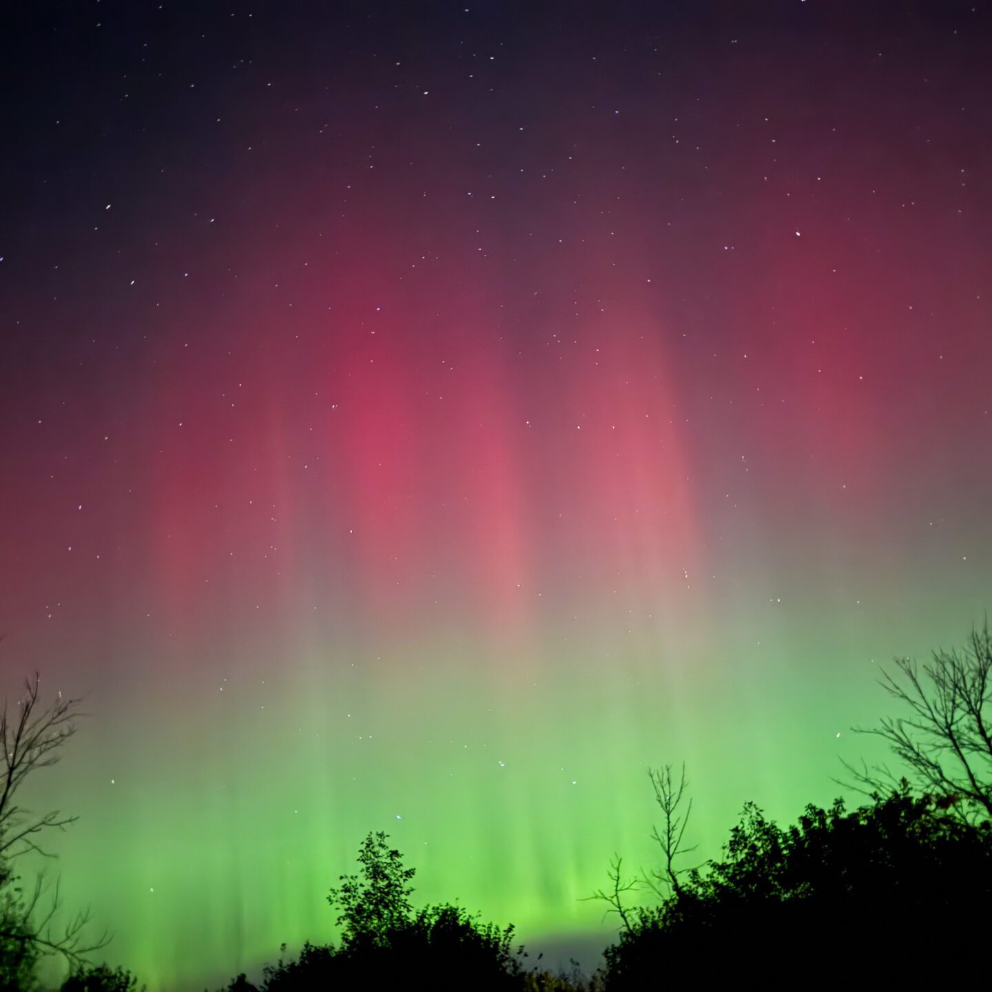 Northern Lights in Ottawa, Ontario