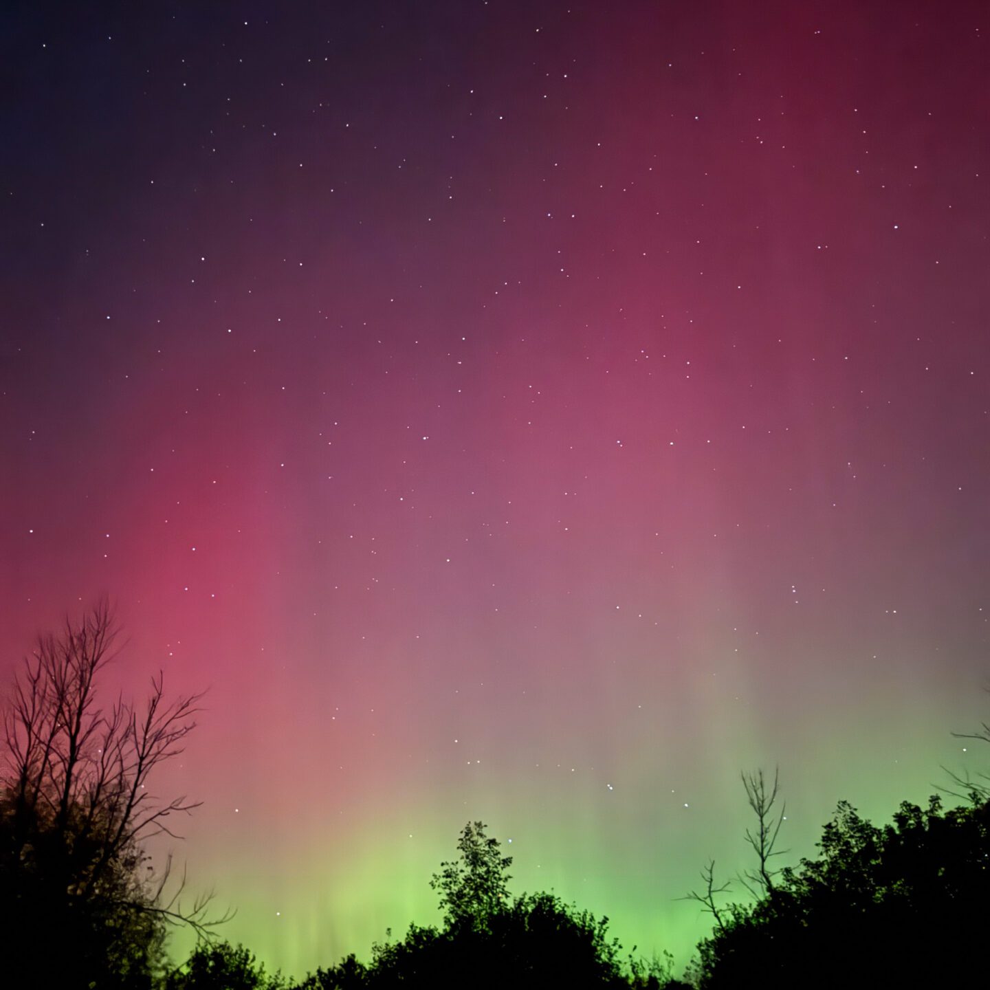 Northern Lights in Ottawa, Ontario