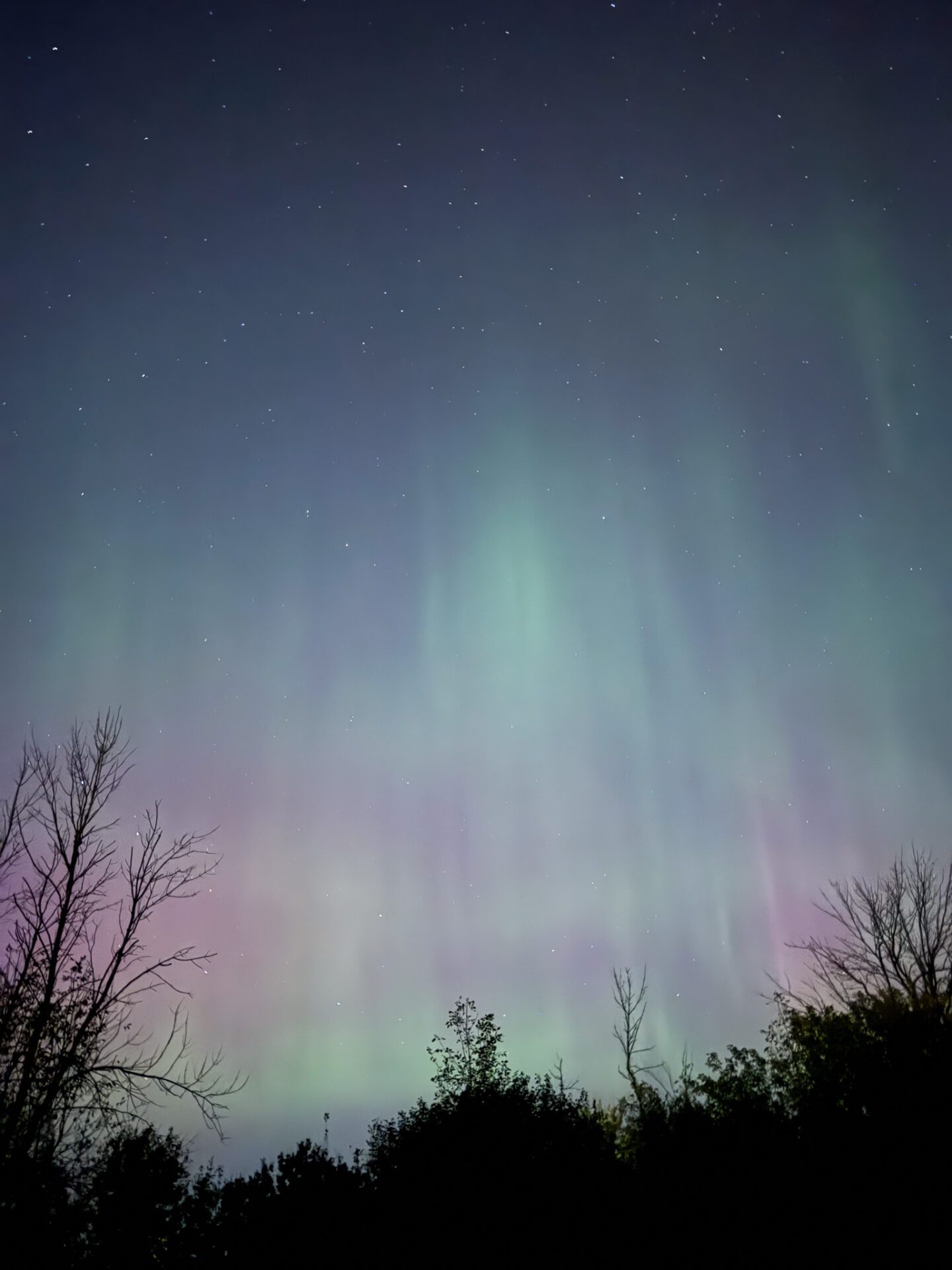 Northern Lights in Ottawa, Ontario