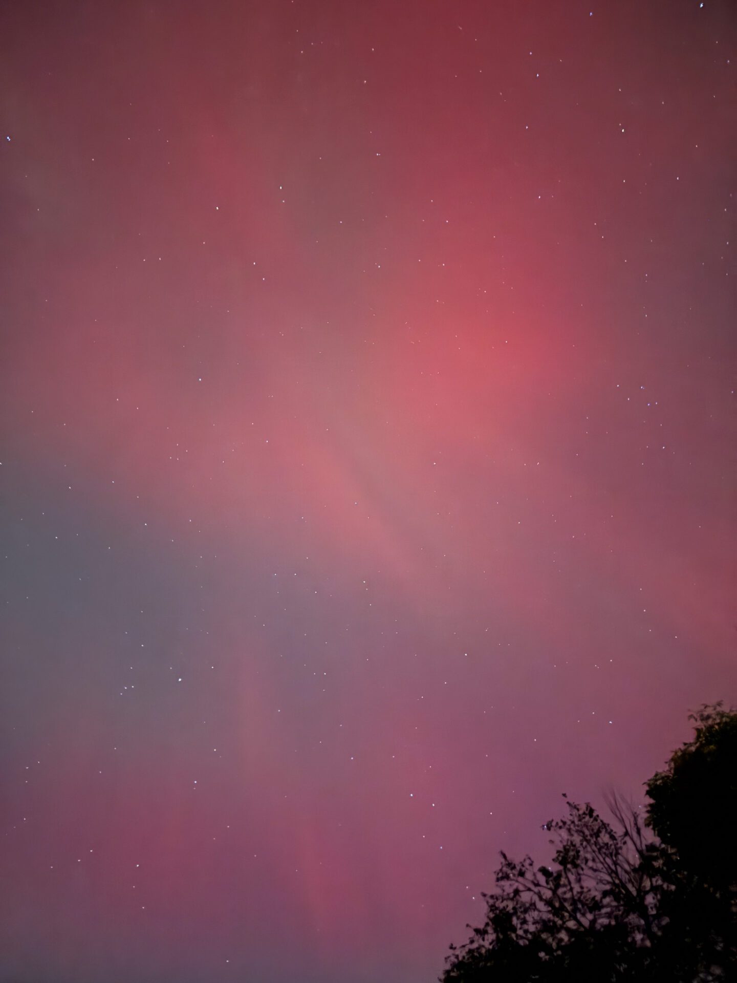 Northern Lights in Ottawa, Ontario