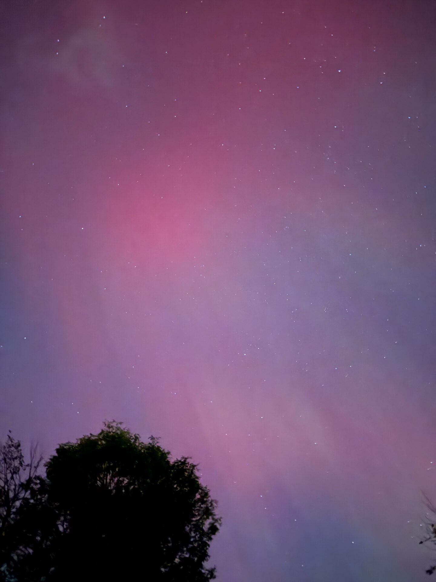 Northern Lights in Ottawa, Ontario