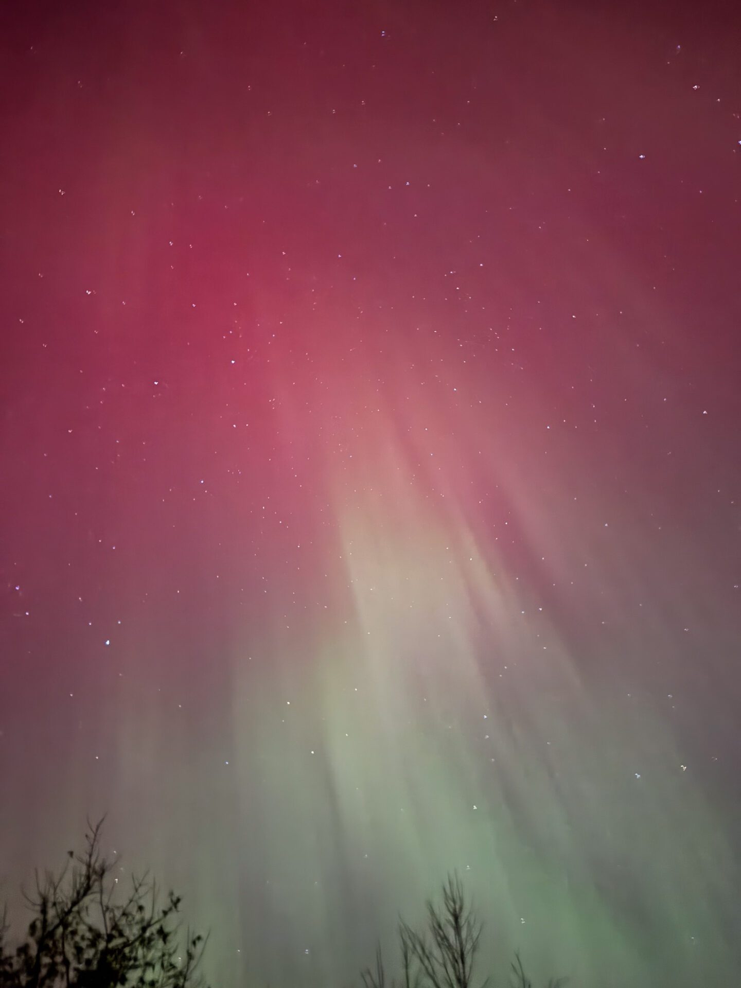 Northern Lights in Ottawa, Ontario