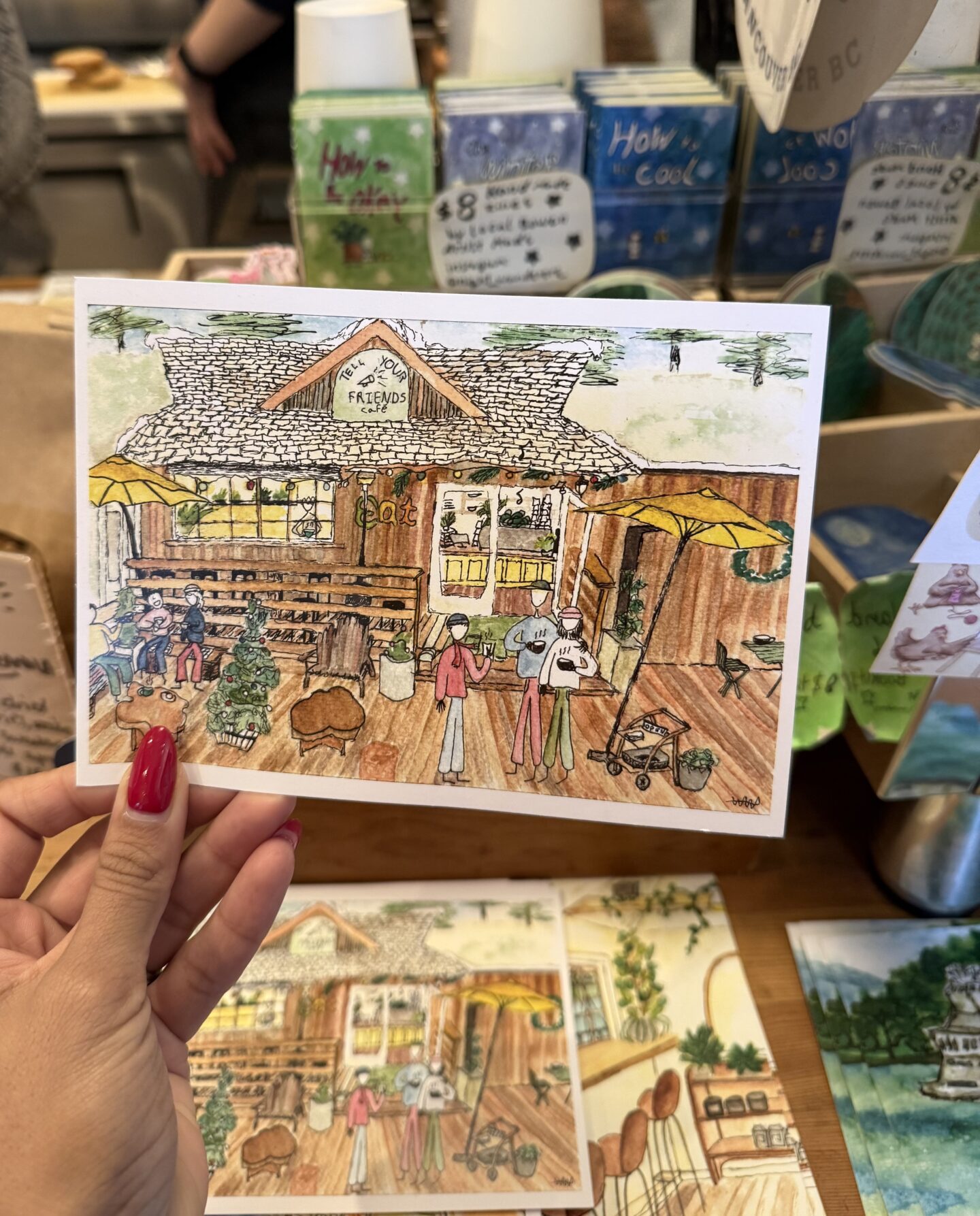 Tell Your Friends Cafe Bowen Island, B.C.