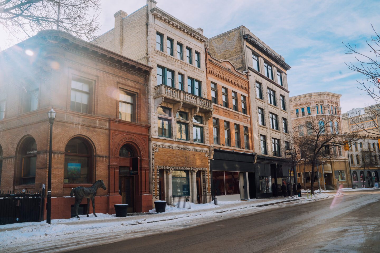 The Exchange District Winter Winnipeg